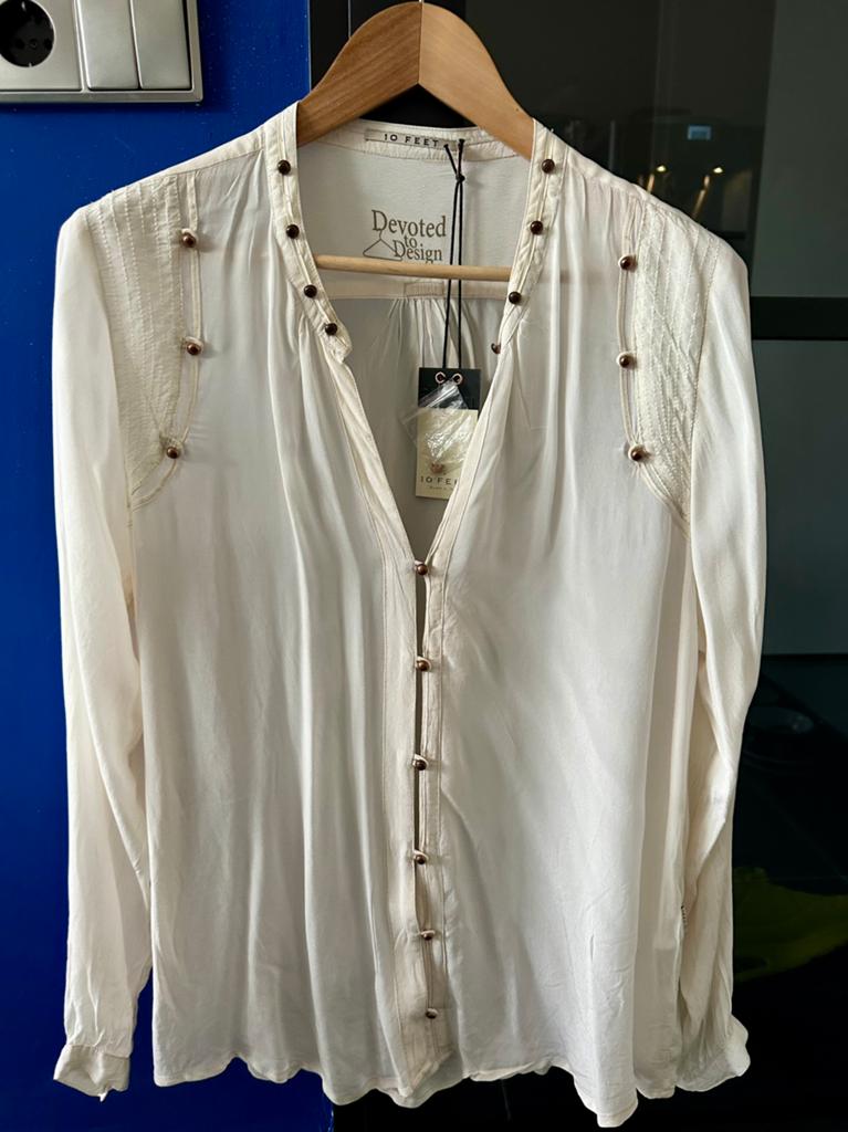 10 Feet 10Feet beige blouse maat XL, 10 Feet, Beige, Maat 46/48 (XL) of groter, Ophalen of Verzenden