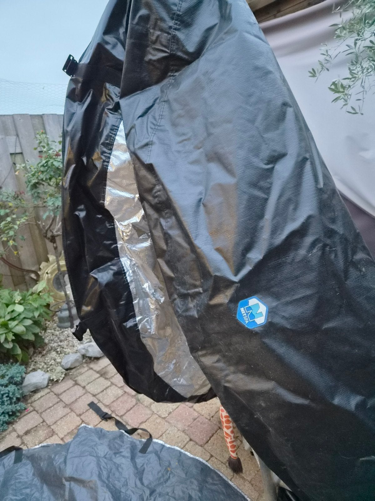 Netspa Jacuzzi afdekhoes 6 persoons, Ophalen, Gebruikt, Afdekzeil