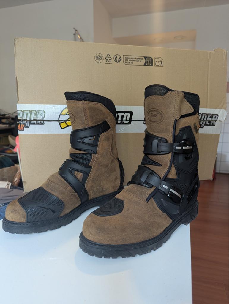 Sidi Mid Adventure 2 GoreTex Maat 43 Tobacco Kleur, Motoren, Kleding | Motorkleding, Laarzen, Tweedehands, Ophalen of Verzenden