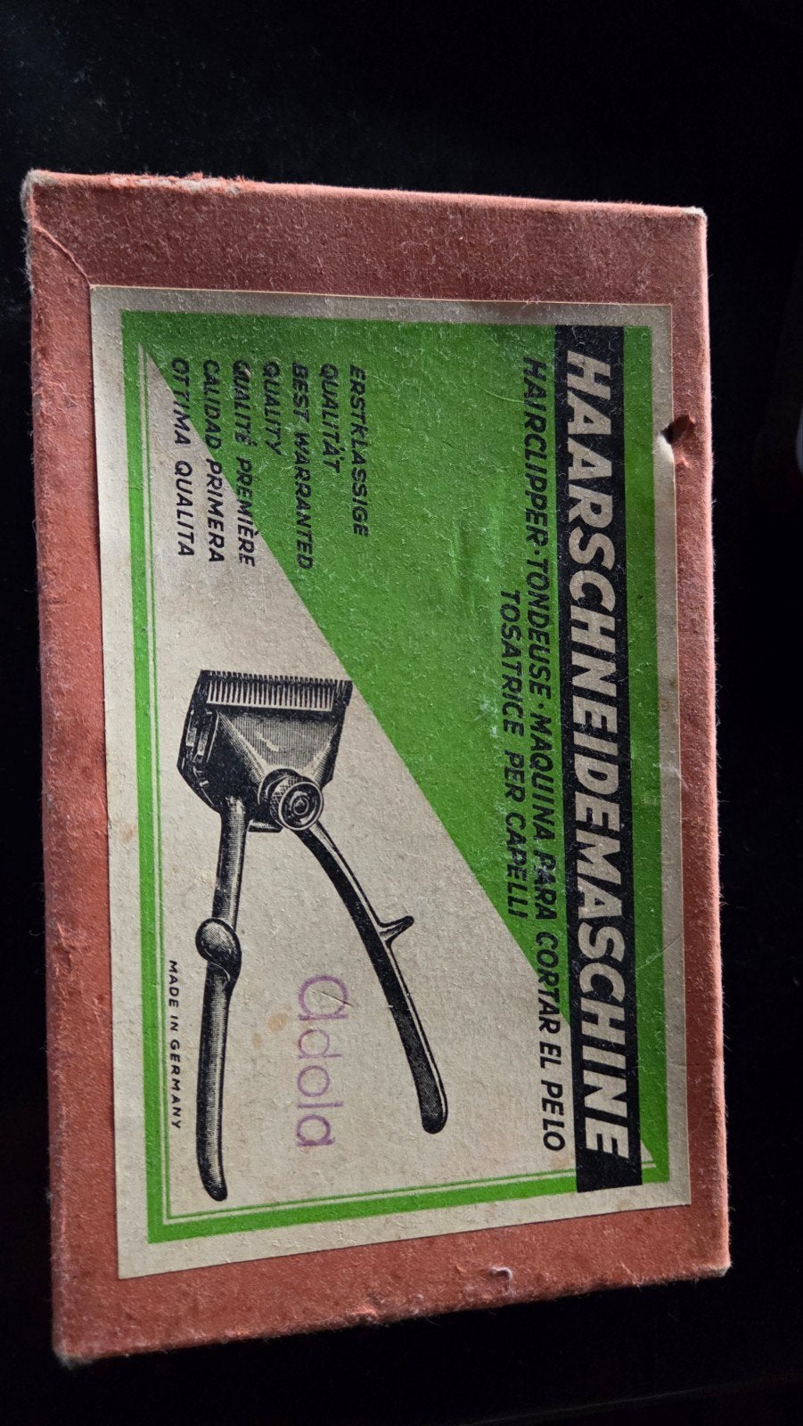 Antieke Haarschneidemachine - Vintage Tondeuse in Doos, Ophalen of Verzenden