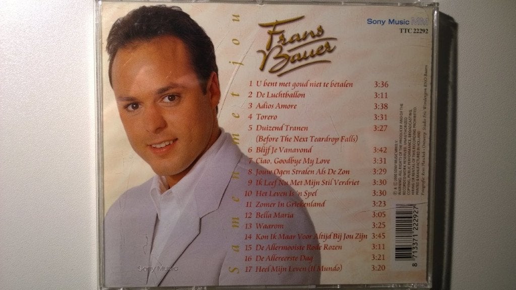 Frans Bauer - Samen Met Jou, Ophalen of Verzenden, Zo goed als nieuw, Levenslied of Smartlap, Album