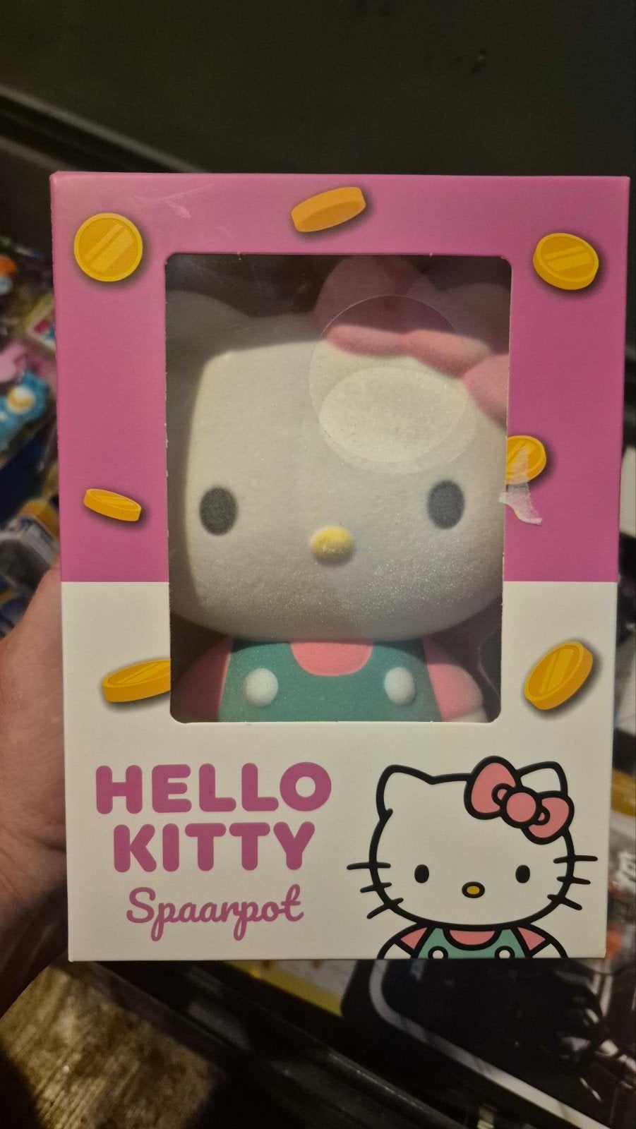Hello Kitty Spaarpot - Nieuw in verpakking (roze), Ophalen of Verzenden