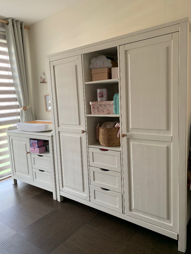 Baby slaapkamer (stevig, landeijk en compleet) als nieuw!, Kinderen en Baby's, Ophalen of Verzenden, Gebruikt, Jongetje of Meisje