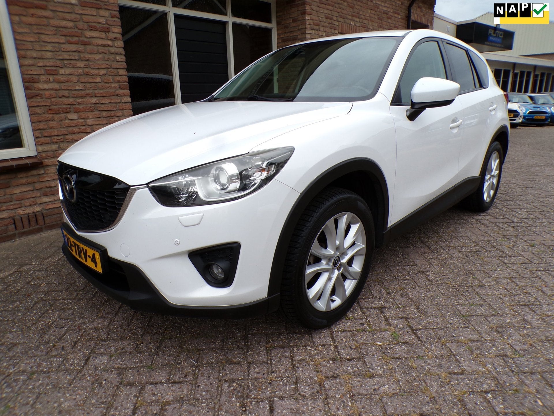 Mazda CX-5 2.0 GT-M 4WD Automaat / Leder / Navi / Trekhaak, Automaat, Zwart, 4 cilinders, Wit