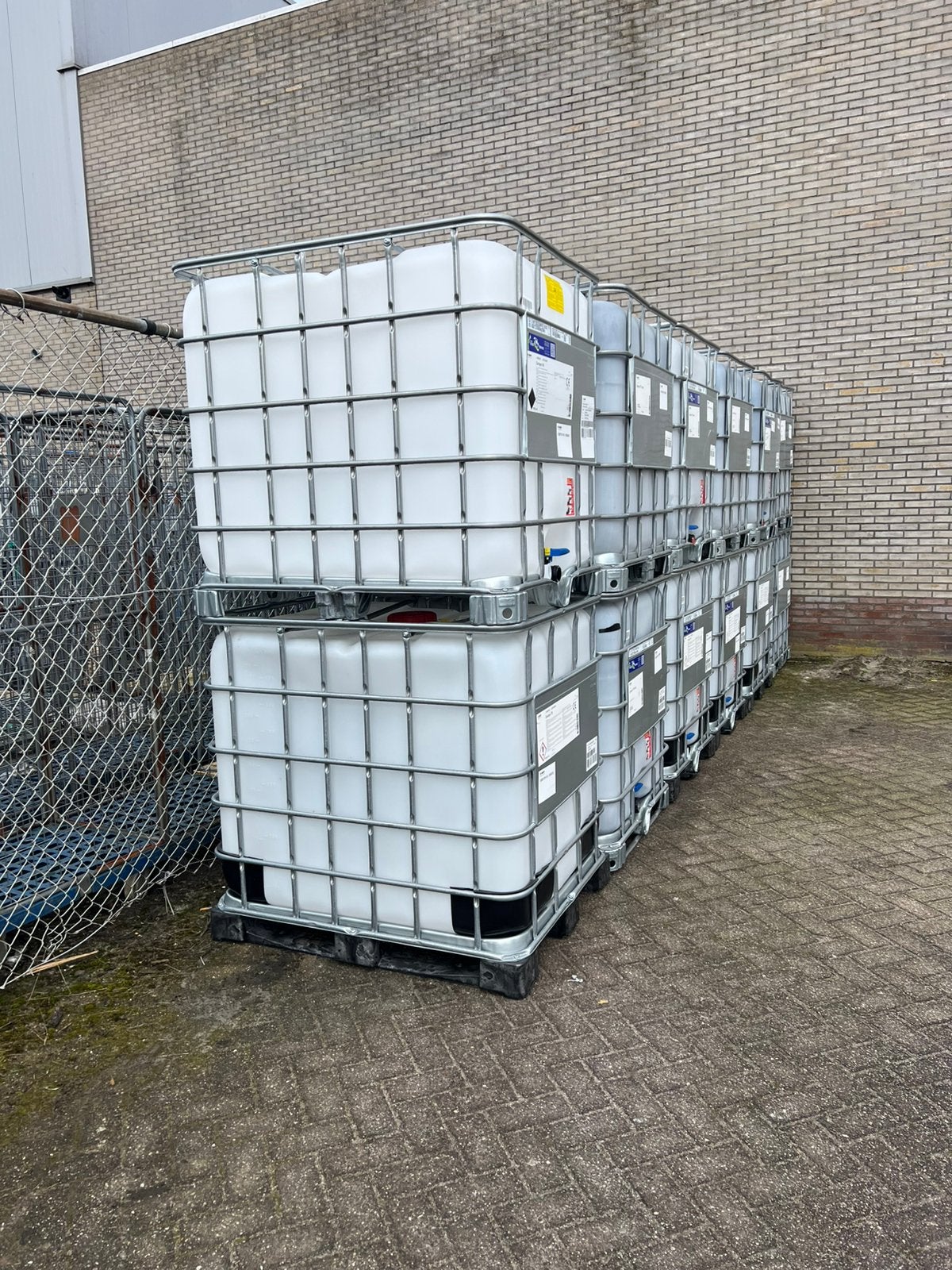 IBC containers opslag kooien haardhout kist dakpannen krat‼️, Ophalen, Gebruikt, 100 cm of meer, 60 cm of meer