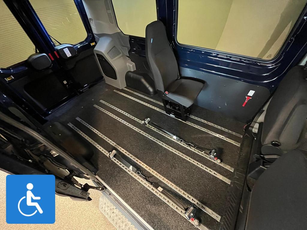 Ford Transit L2H2 Rolstoelbus rolstoel geschikt, Auto's, 12 maanden, Gebruikt, Zwart, 4 cilinders