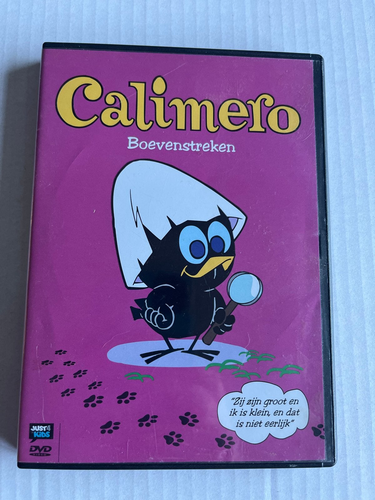 Calimero Boevenstreken DVD - Nederlands gesproken, Cd's en Dvd's, Alle leeftijden, Ophalen of Verzenden, Gebruikt, Nederlands