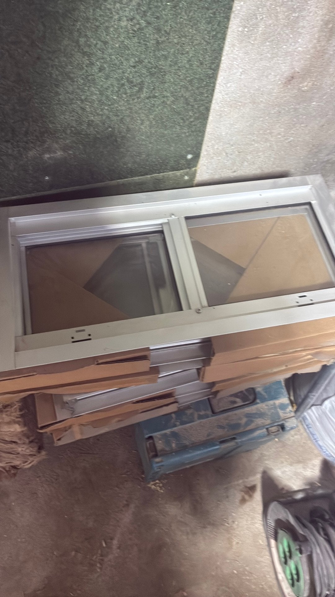 6 kleine ramen enkel glas te ruil, Ophalen, Raamkozijn, Zo goed als nieuw, 75 tot 150 cm