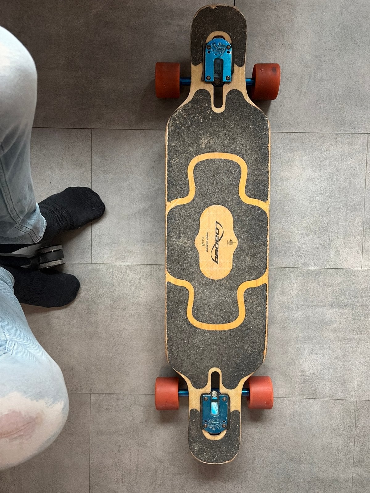 Loaded tan tien Longboard - Gebruikt, Ophalen of Verzenden, Gebruikt, Skateboard, Longboard