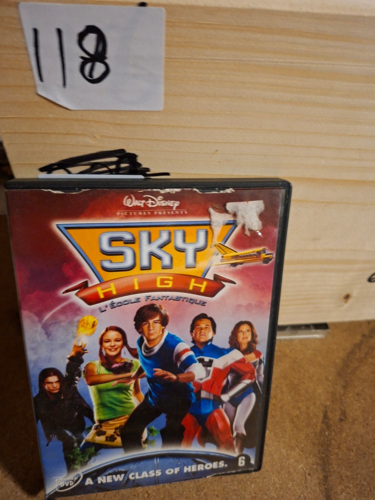 Sky High - Disney DVD - Actie/Avontuur, Alle leeftijden, Ophalen of Verzenden, Gebruikt, Inclusief doosje