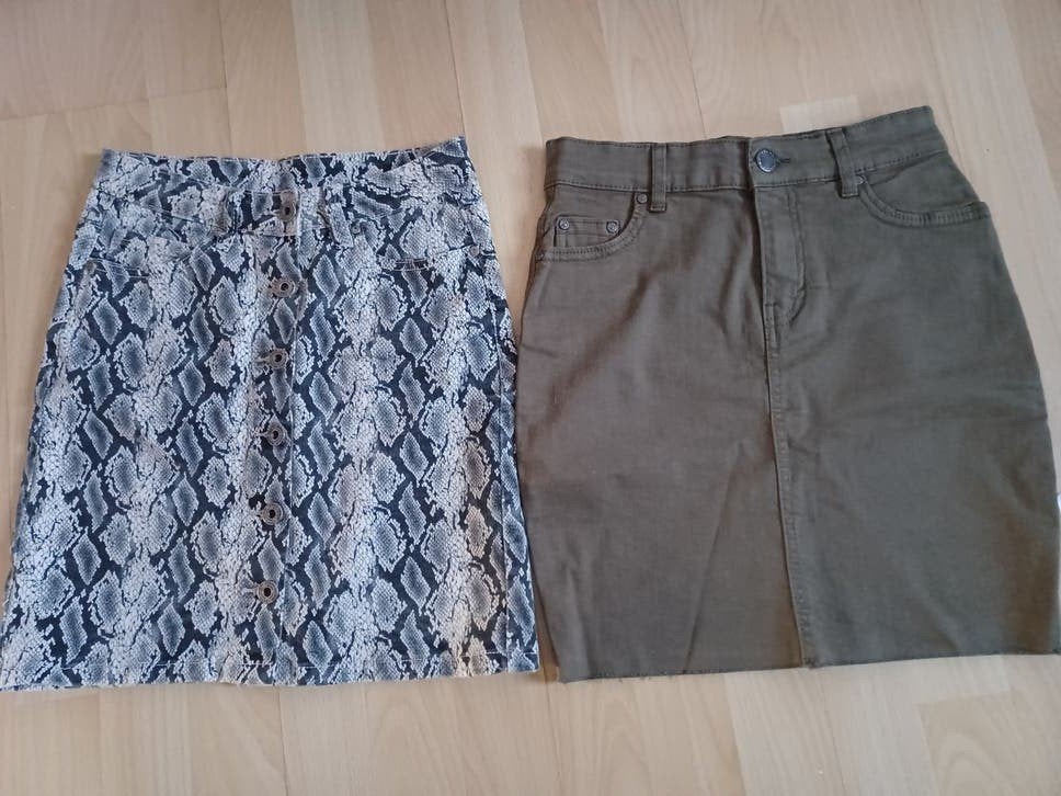 2 rokken mt XS (170), Ophalen of Verzenden, Zo goed als nieuw, Maat 34 (XS) of kleiner, Boven de knie