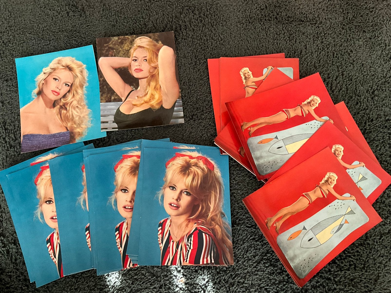 75 studiofoto’s Brigitte Bardot en Jan Mansfield, Verzamelen, Ophalen of Verzenden, Nieuw