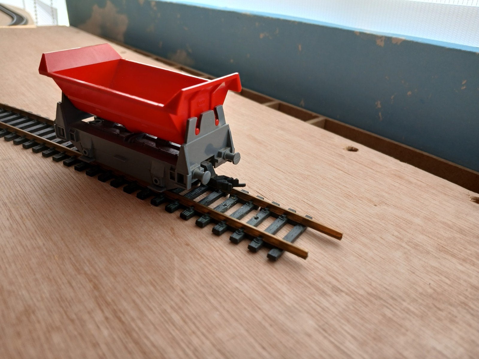 Kiepwagen HO spoorbaan - Modelspoor accessoire, Overige merken, Gebruikt, Gelijkstroom of Wisselstroom, Wagon