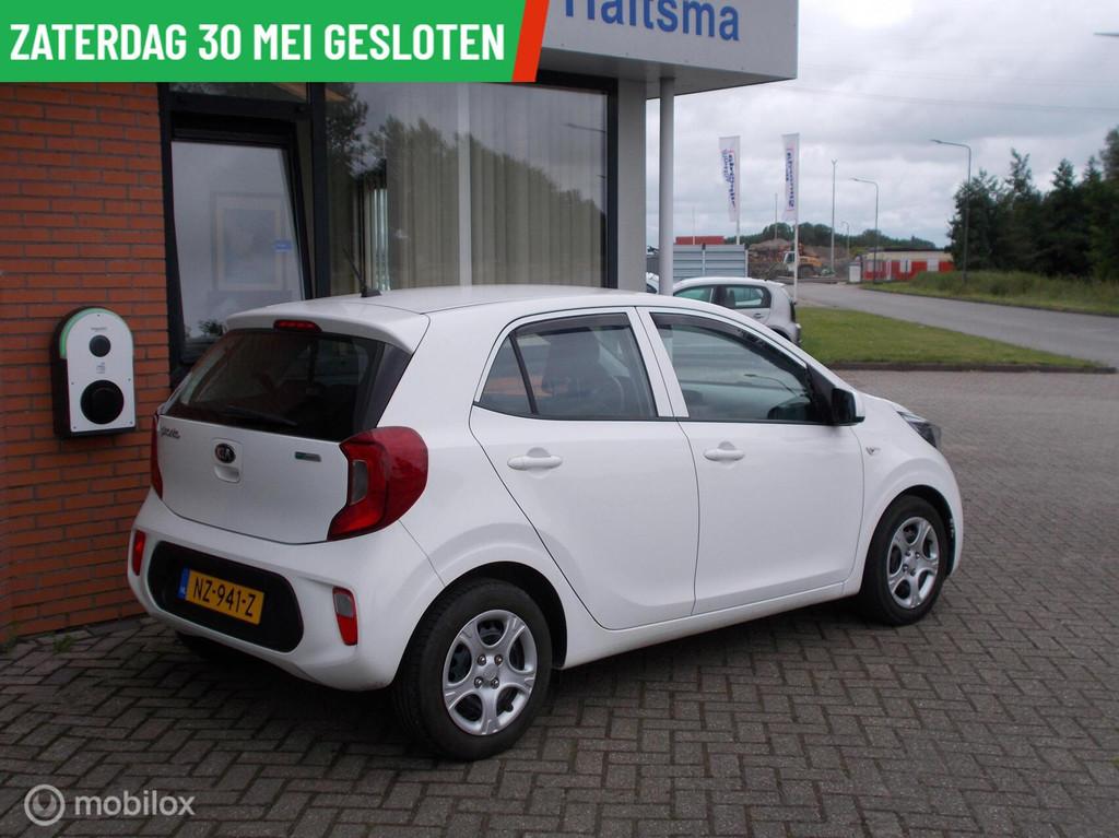 Kia Picanto 1.0 CVVT ComfortLine Airco | Cruise | El.Ramen, Gebruikt, Euro 6, Wit, Origineel Nederlands