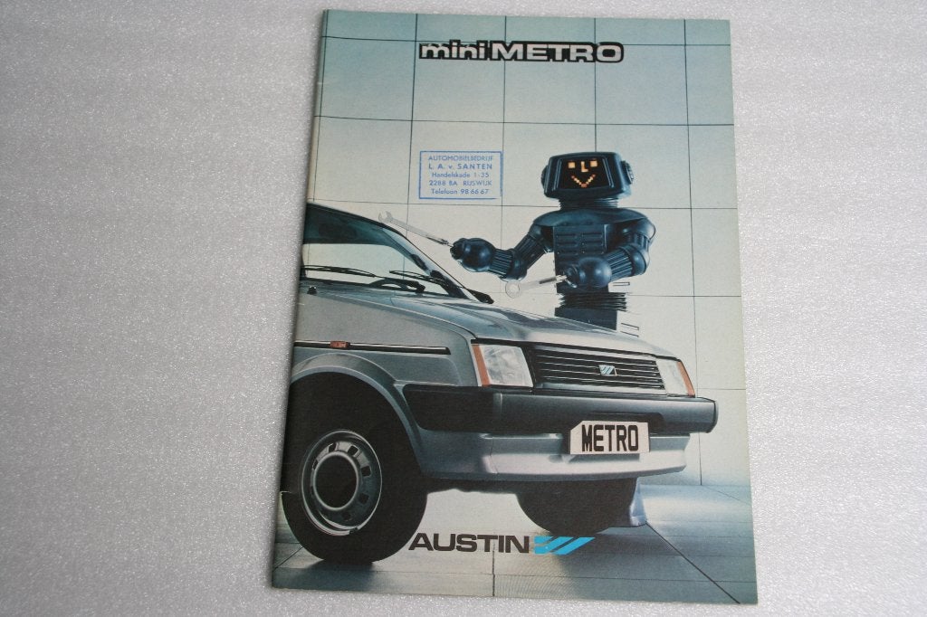 Folder Austin Metro (10-1982) (45), Ophalen of Verzenden, Nieuw, Overige merken