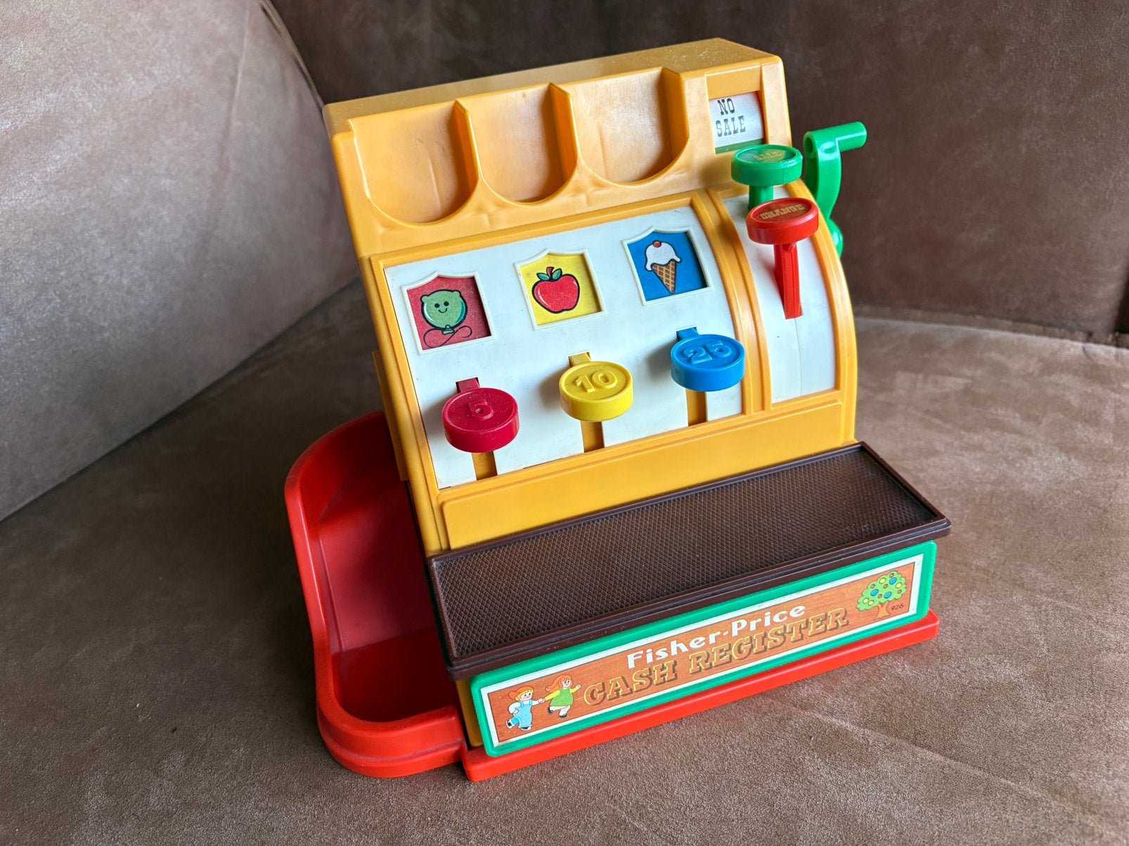 Fisher Price kassa, keurige/nieuwstaat., Ophalen, Zo goed als nieuw, Speelset