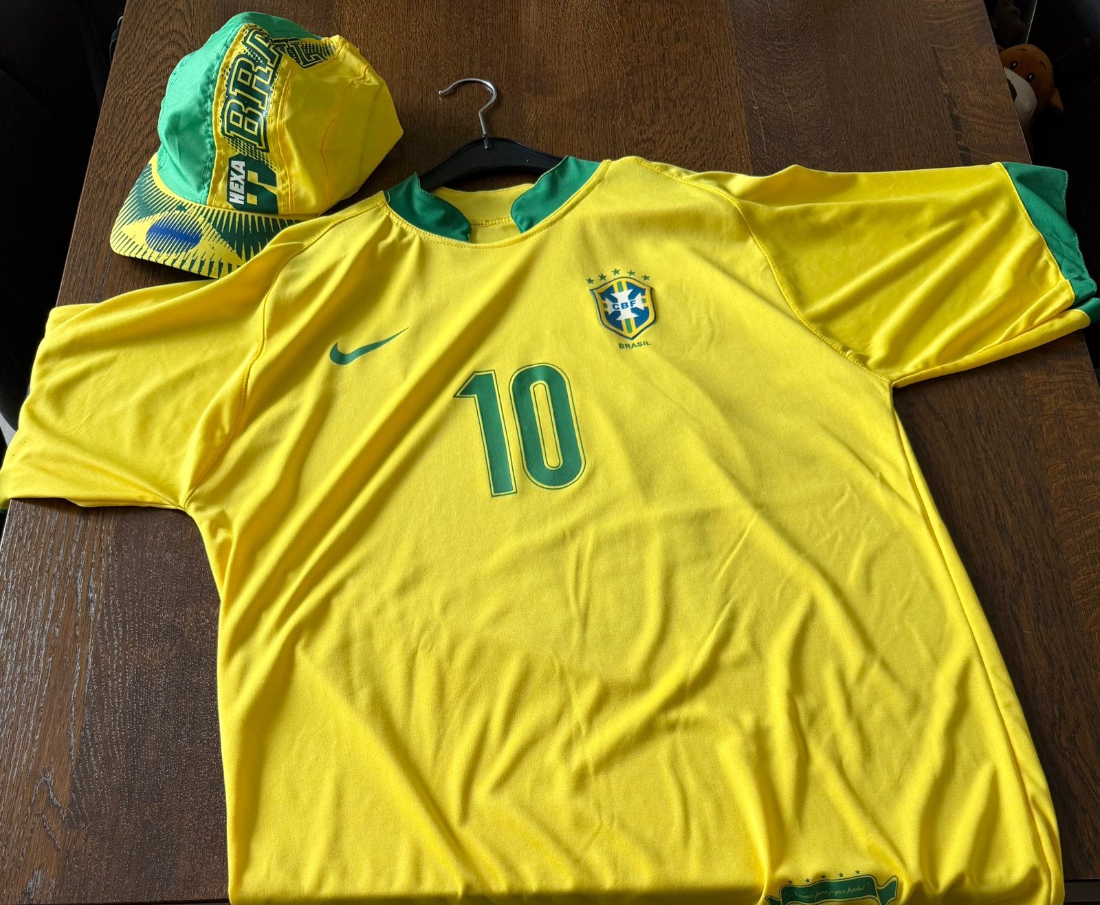 Ronaldinho   T shirt en per maat L, Verzenden, Zo goed als nieuw, Shirt