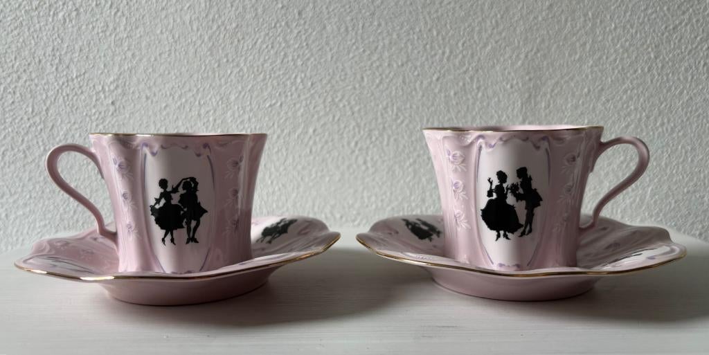 Oude Haas & Czjzek Roze Kop en Schotel, Antiek en Kunst, Curiosa en Brocante, Ophalen of Verzenden