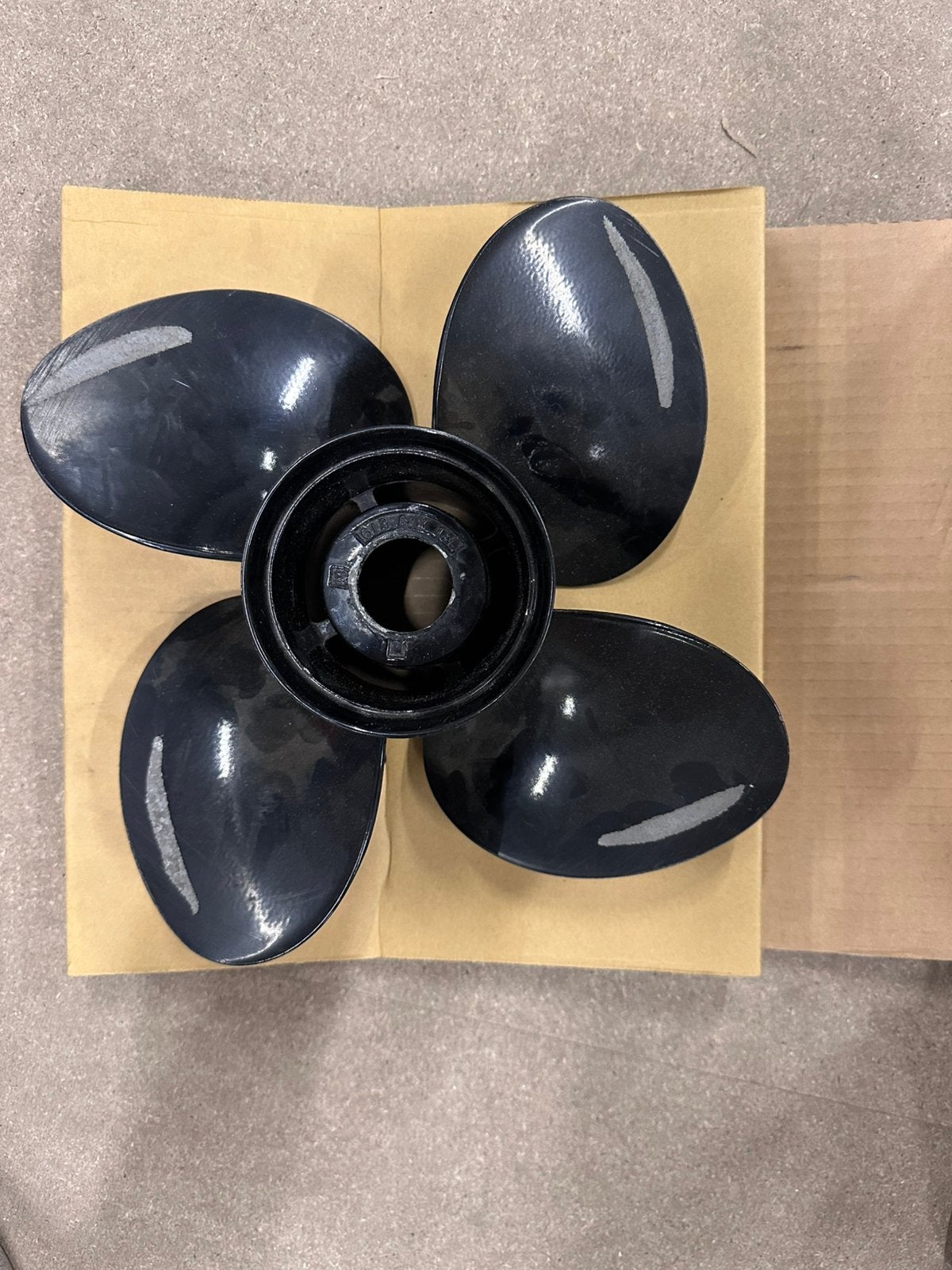 Mercury Spitfire propeller 13.8 x 13 – 4-blads, Ophalen of Verzenden, Gebruikt, Motor en Techniek