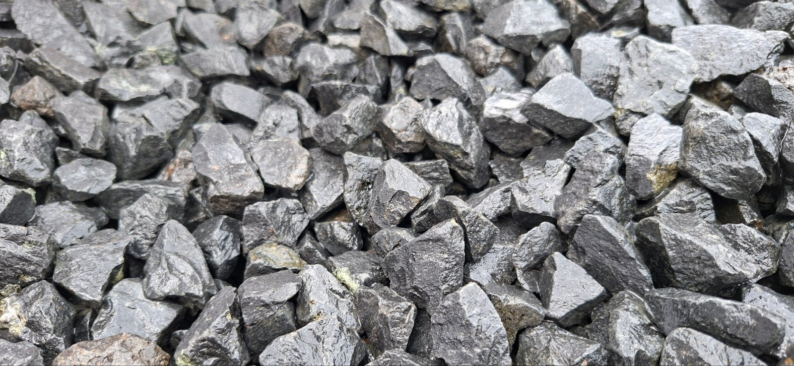 Basalt split 16-22 BB 1000 kg (Gelegenheidspartij) - J&W 150, Tuin en Terras, Ophalen, Nieuw, Antraciet, Split