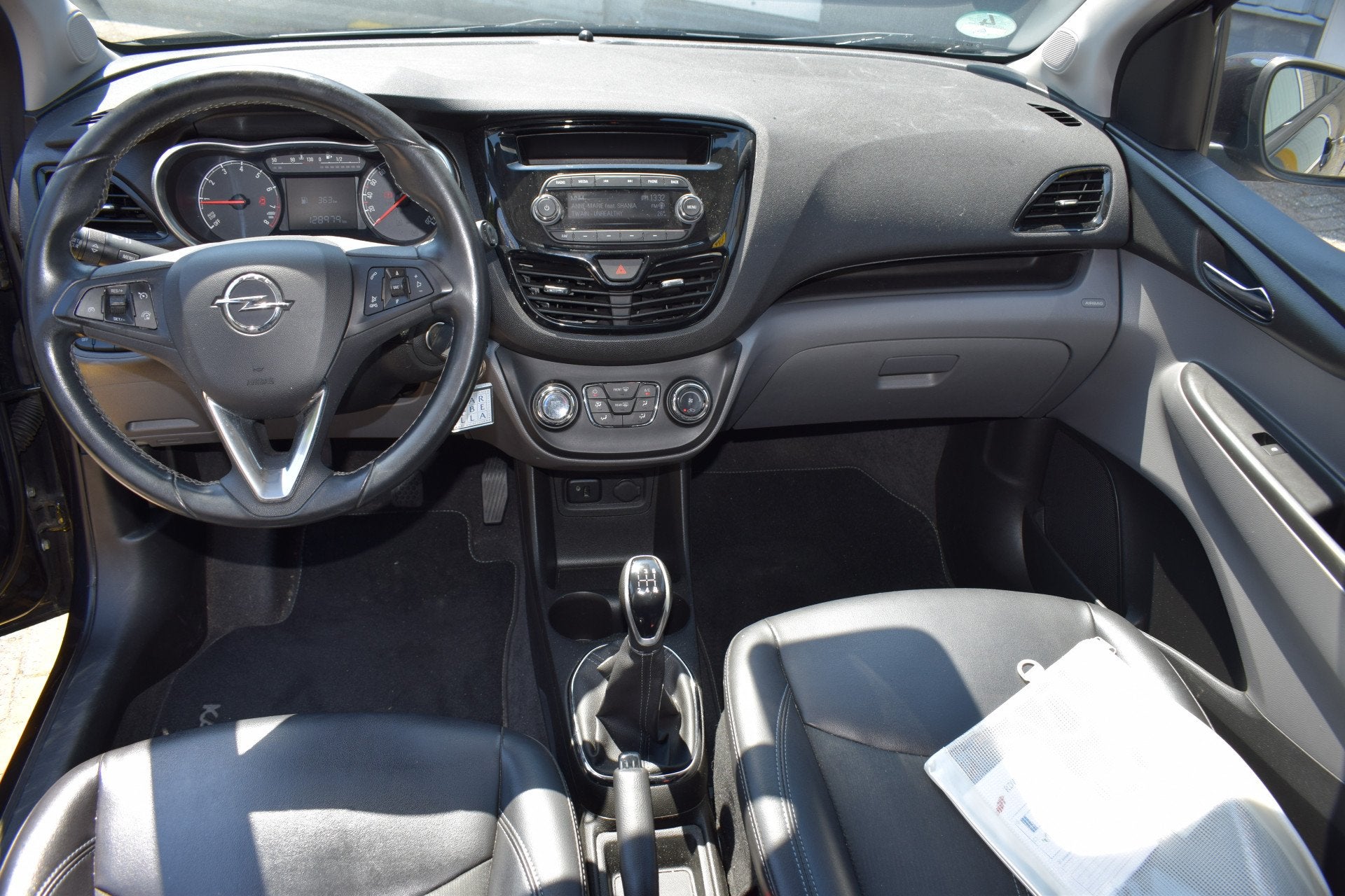 Opel KARL 1.0 ecoFLEX Cosmo (bj 2016), Auto's, Voorwielaandrijving, Gebruikt, Euro 6, Leder en Stof