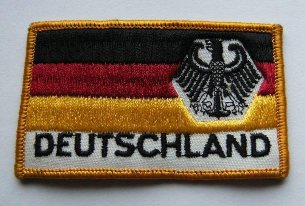 duitsland vlag adelaar patch badge opnaai embleem, Ophalen of Verzenden, Nieuw
