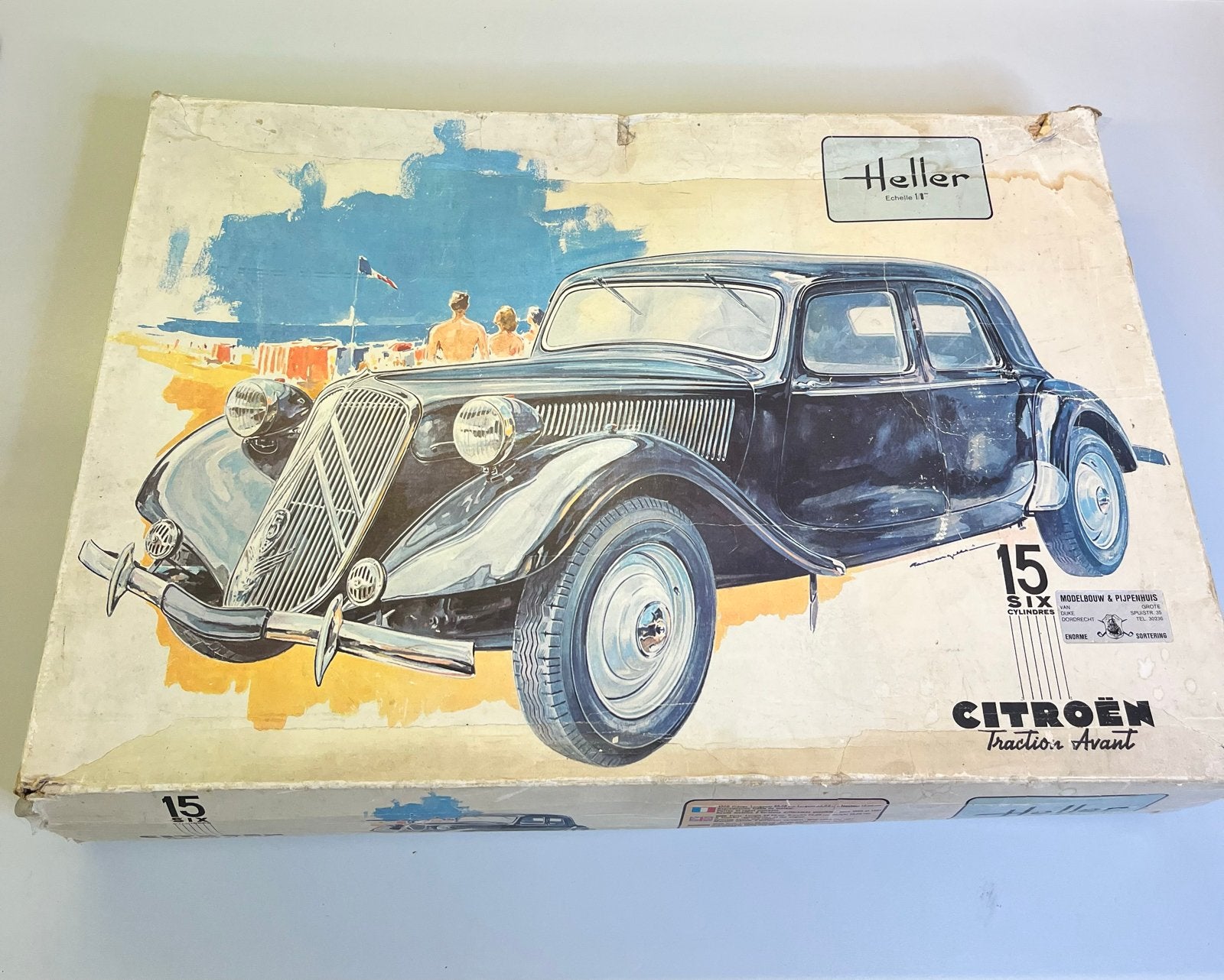 Heller Traction Avant schaal 1/8 bouwdoos (2 dozen - lezen!), Gebruikt, Auto, Groter dan 1:32, Ophalen of Verzenden