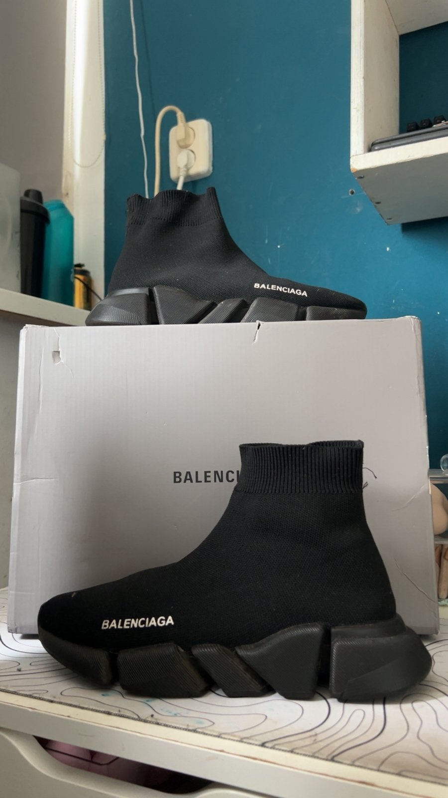 Balenciaga Speedrunners, Kleding | Heren, Schoenen, Ophalen, Zwart, Sneakers of Gympen, Zo goed als nieuw