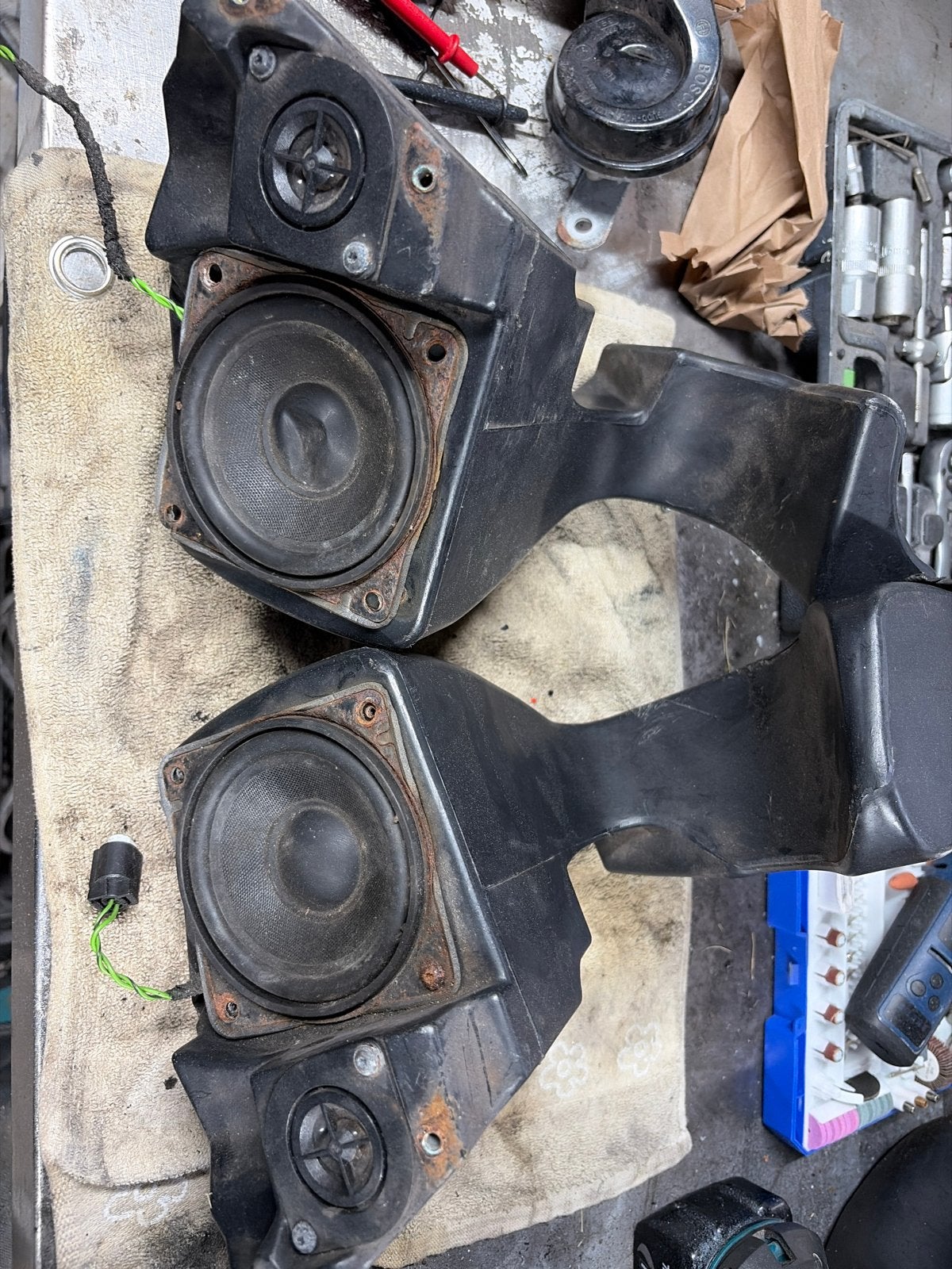 Bmw r1150rt speaker set (orgineel), Ophalen of Verzenden