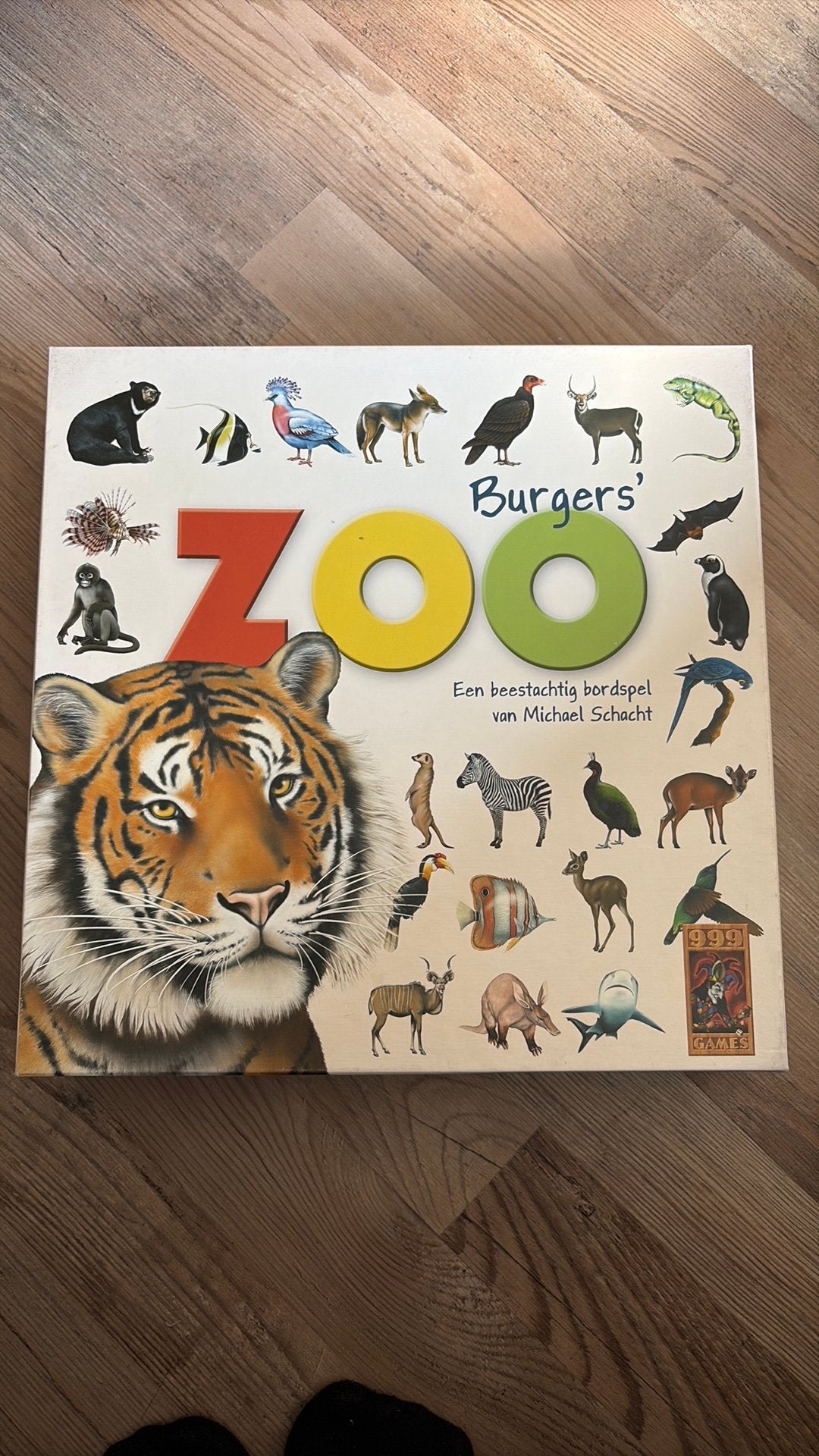 Burgers’Zoo bordspel 999Games, Hobby en Vrije tijd, Gezelschapsspellen | Bordspellen, Ophalen of Verzenden, Gebruikt