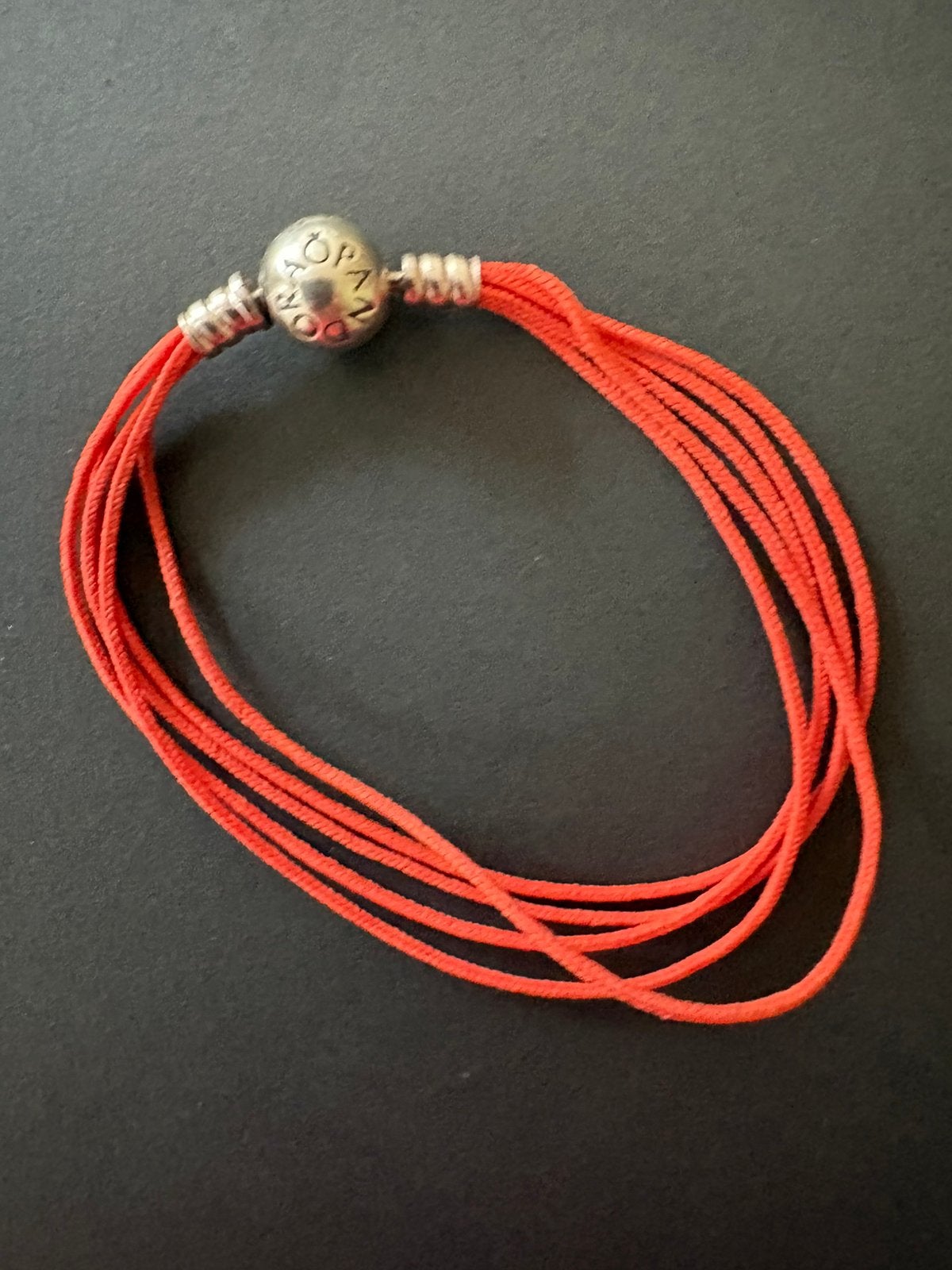 Pandora armbandje, Verzenden, Zo goed als nieuw, Oranje, Zilver