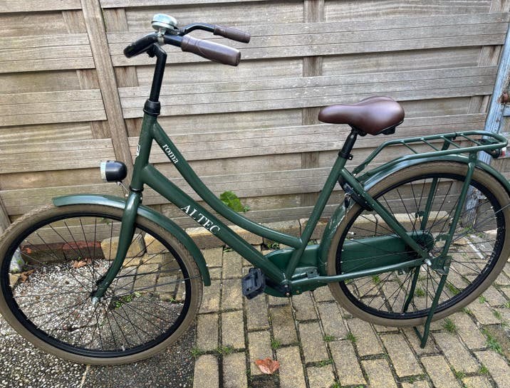 Altec Roma Damesfiets - Groen, Fietsen en Brommers, Fietsen | Dames | Damesfietsen, Terugtraprem, (Extra) lage instap, Zo goed als nieuw