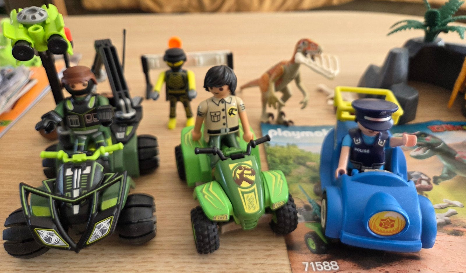 Playmobil T-Rex Dinosaurus Aanval Set 71588, Complete set, Overige typen, Ophalen of Verzenden, Zo goed als nieuw