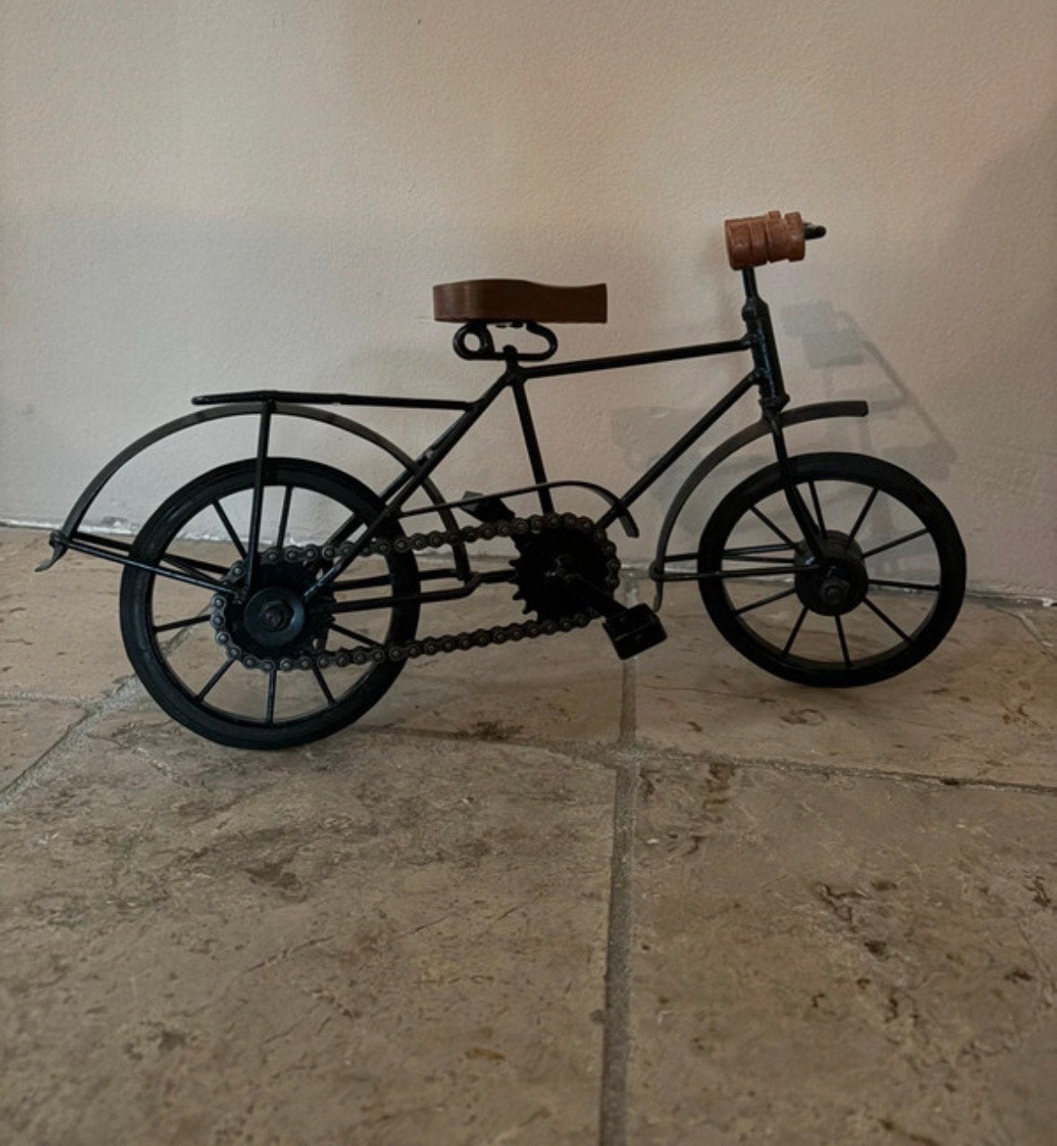 Decoratieve Miniatuur Fiets van Metaal, Ophalen, Zo goed als nieuw