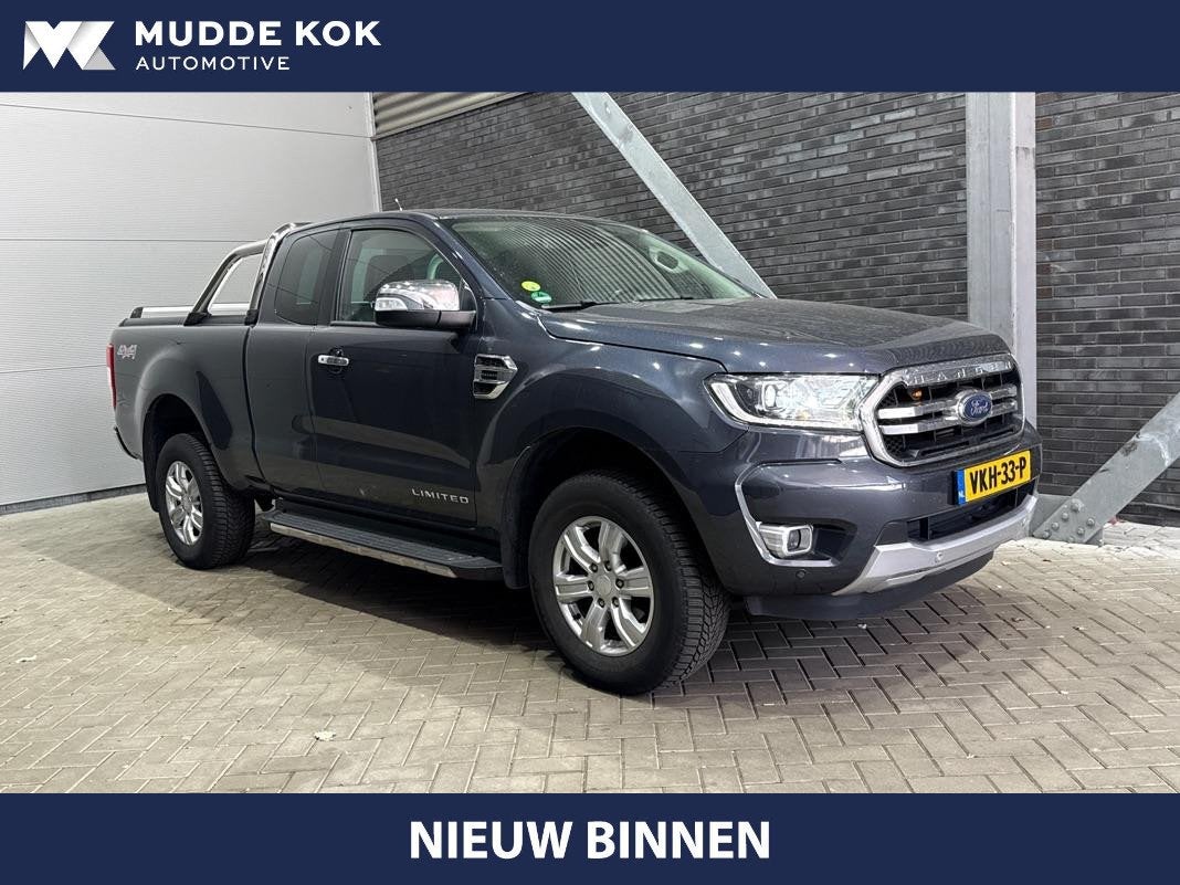 Ford Ranger 2.0 EcoBlue Limited Super Cab | Leder | Stoelver, Automaat, Gebruikt, Euro 6, 4 cilinders