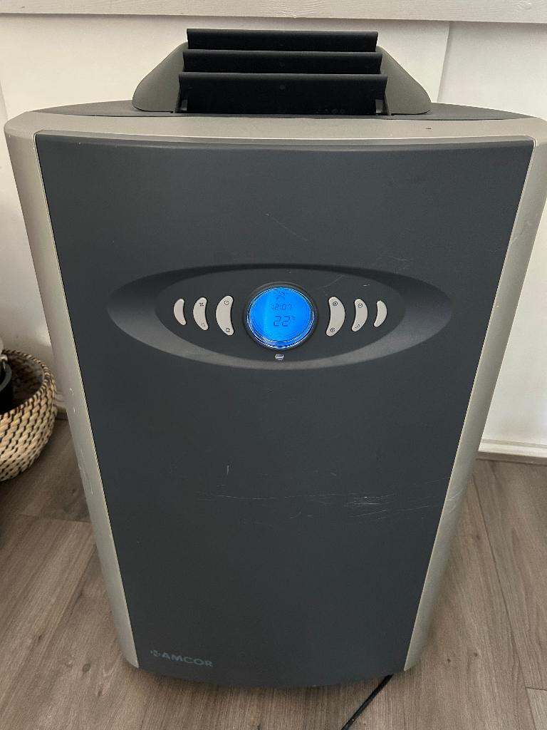 Prima werkende mobiele airco Amcor, model PCMB 12KE-410, Ophalen, Gebruikt, Timer, 3 snelheden of meer