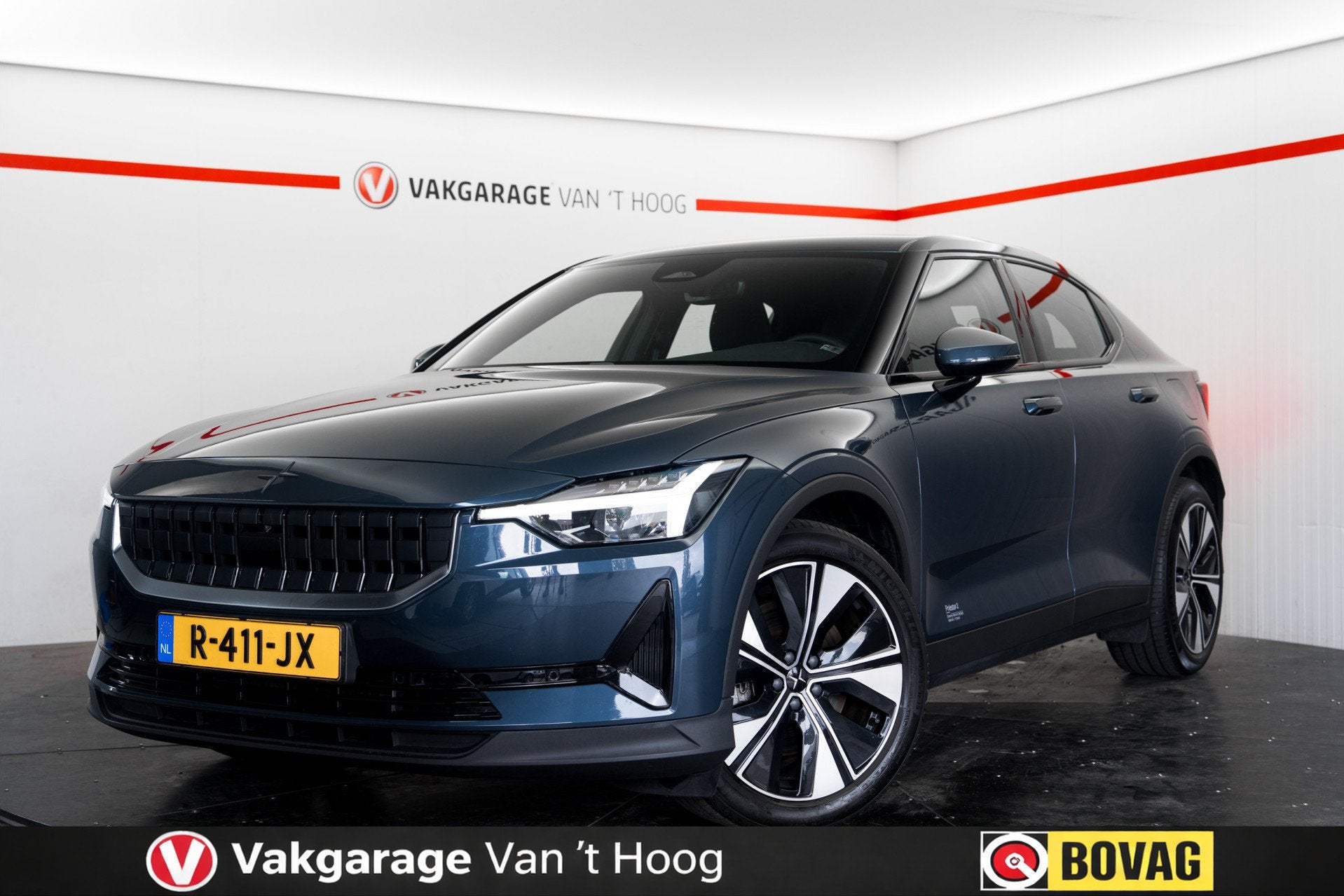 Polestar 2 SR Single Motor 69 kWh | SOH 95% | Camera | CarPl, Auto's, Polestar 2, Stof, Gebruikt, Zwart