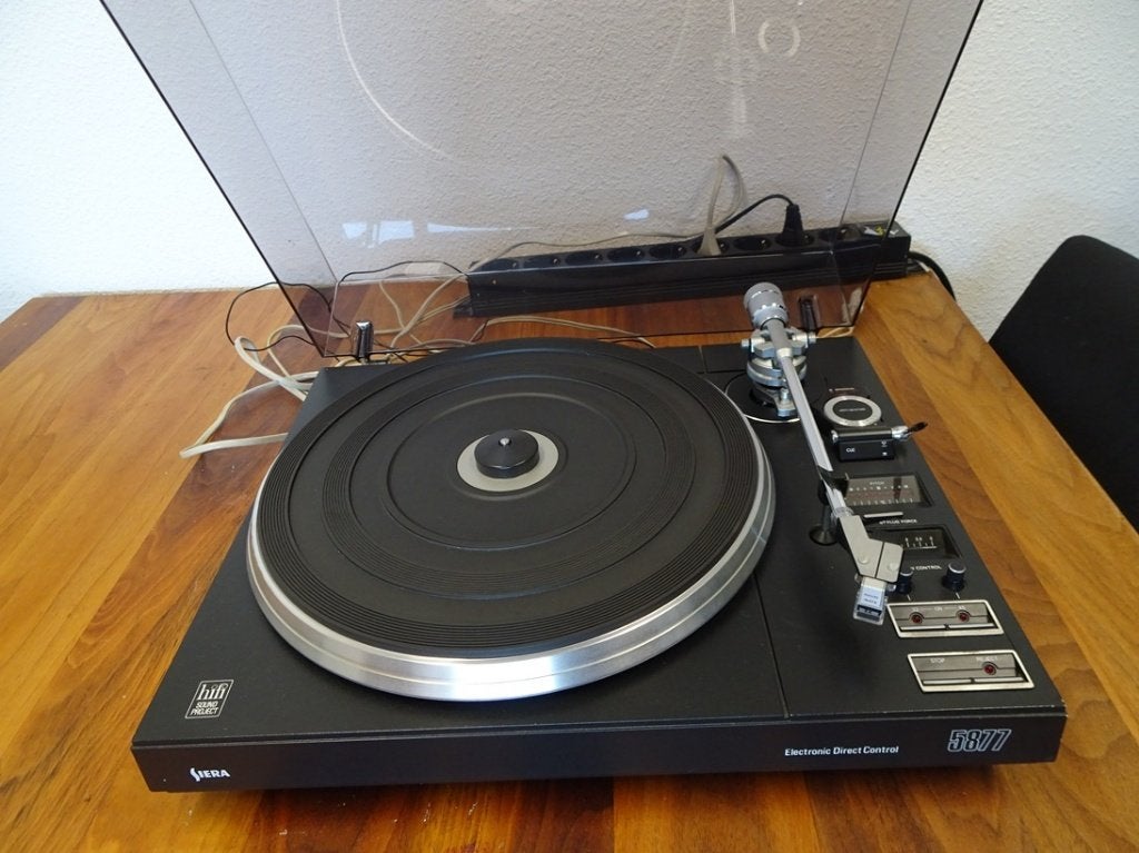 Siera 5877 platenspeler (=Philips 877) gereviseerd, Audio, Tv en Foto, Platenspelers, Philips, Automatisch, Refurbished, Ophalen of Verzenden