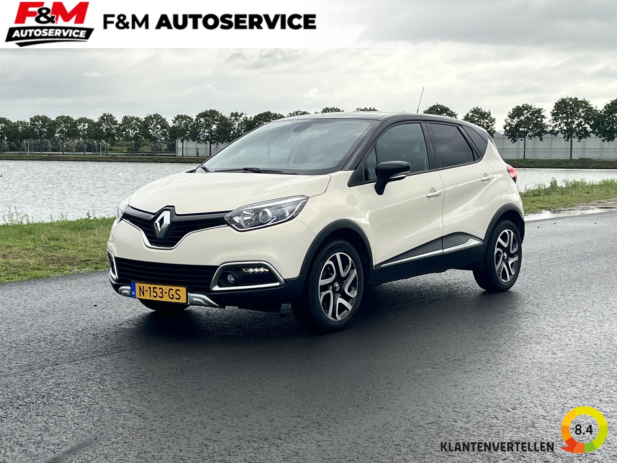 Renault Captur 1.2 TCe Xmod Clima, cruise, stoelverwarming,, Euro 6, 4 cilinders, Wit, Leder