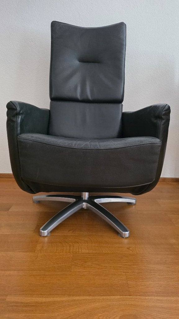 Gealux draaistoel, Ophalen, Gebruikt, Minder dan 75 cm, Leer