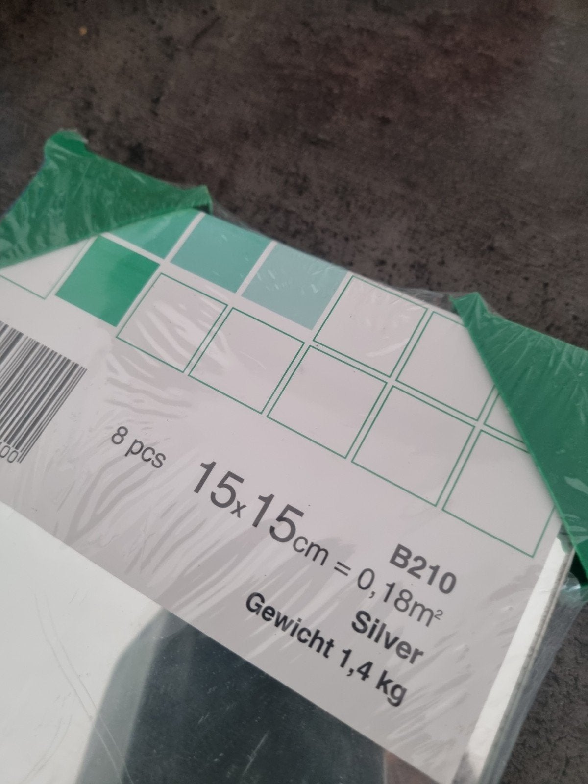 Spiegel tegels, 8 stuks, NIEUW, Huis en Inrichting, Woonaccessoires | Spiegels, Ophalen, Nieuw