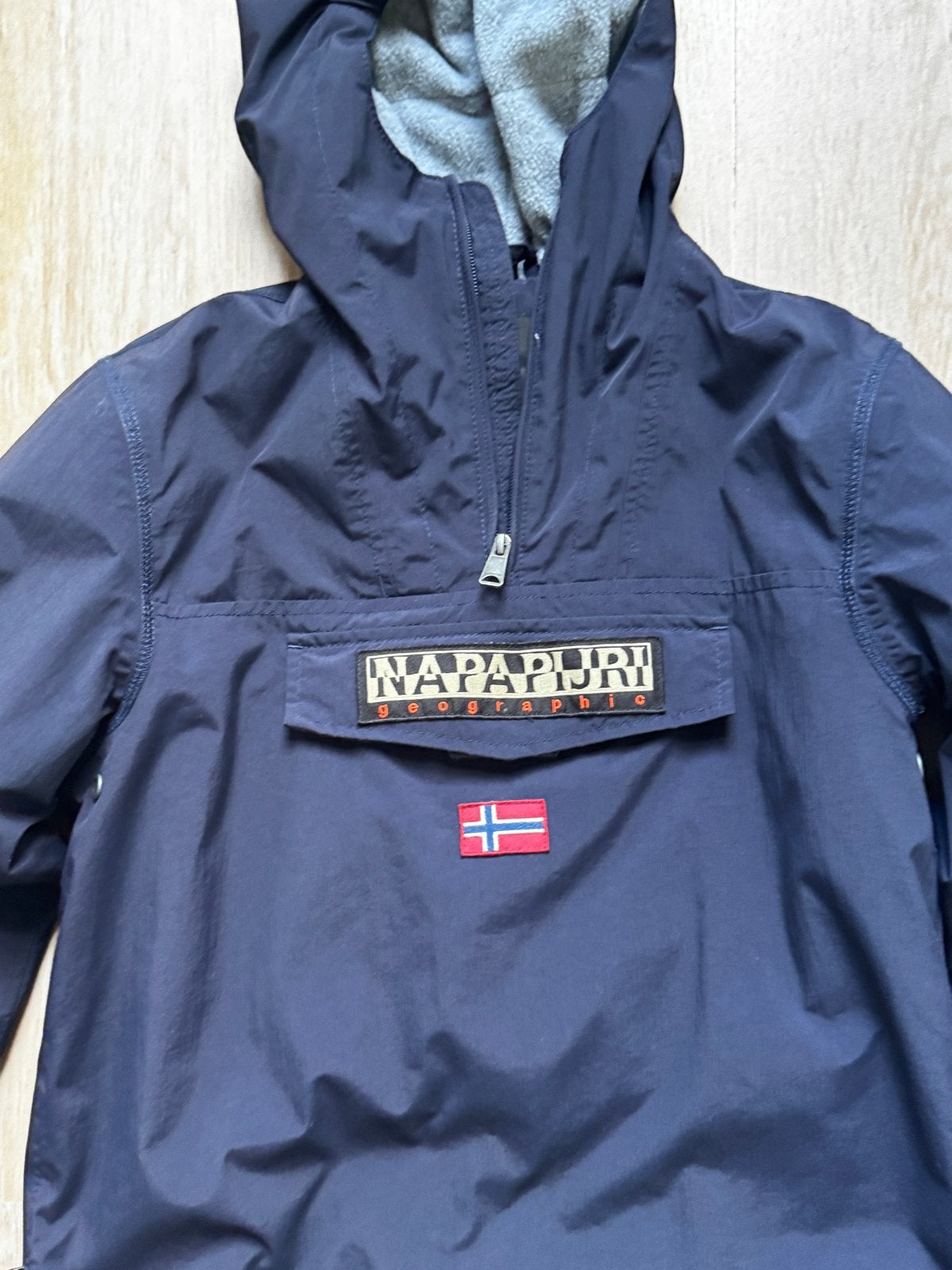 Napapijri Anorak Jas Maat 152 (12 jaar) - Zo goed als nieuw, Ophalen of Verzenden, Zo goed als nieuw, Jongen, Jas