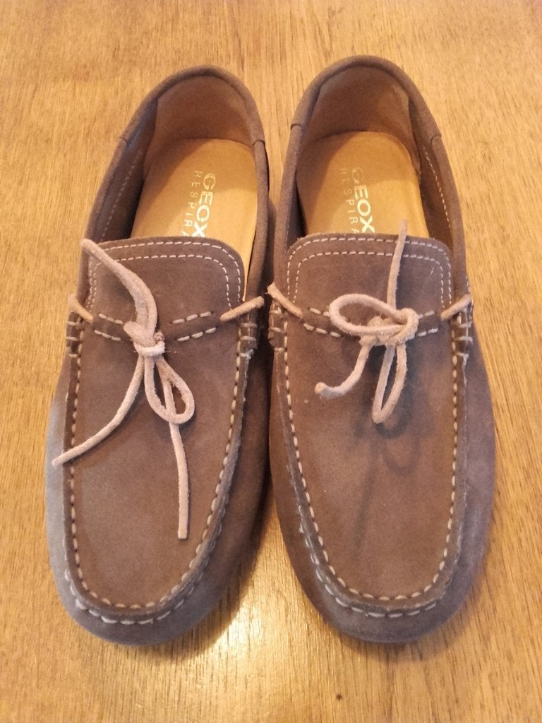 Geox Respira Mocassins, Kleding | Heren, Schoenen, Ophalen, Bruin, Zo goed als nieuw, Geox
