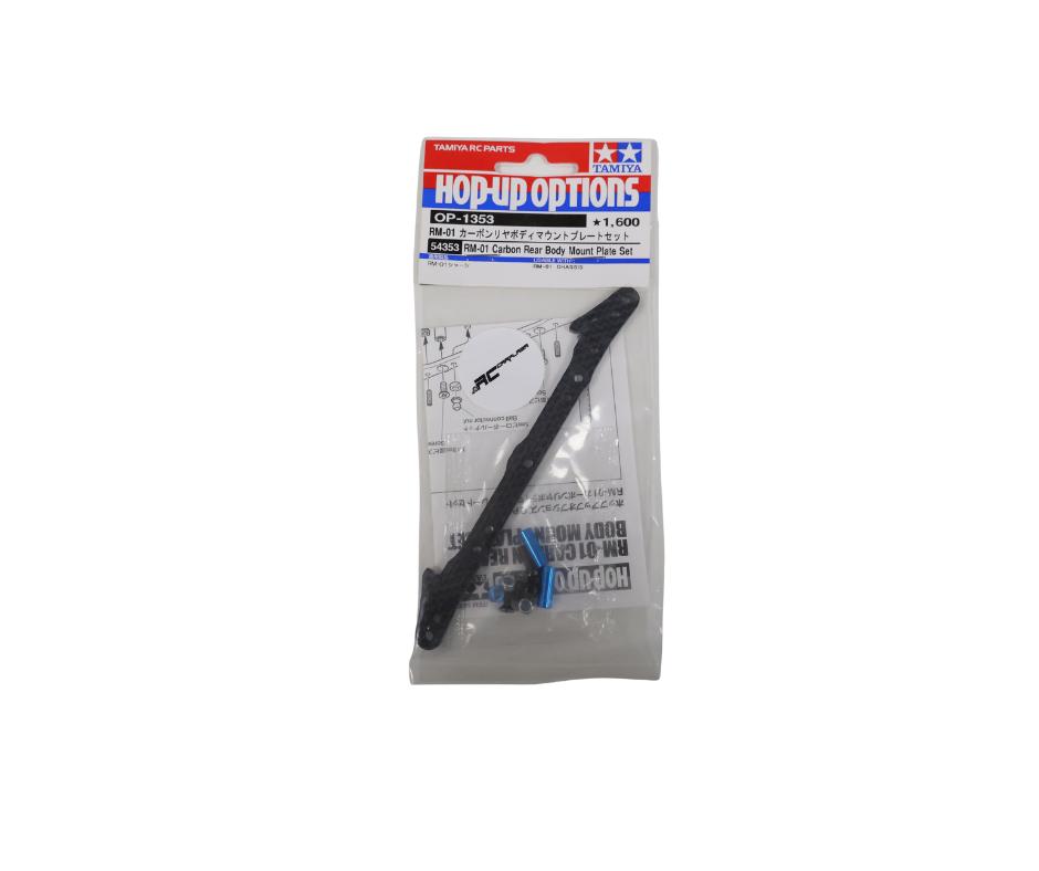 Tamiya RM-01 Carbon bodyhouderplaat achter 54353, Ophalen of Verzenden, Nieuw, Onderdeel
