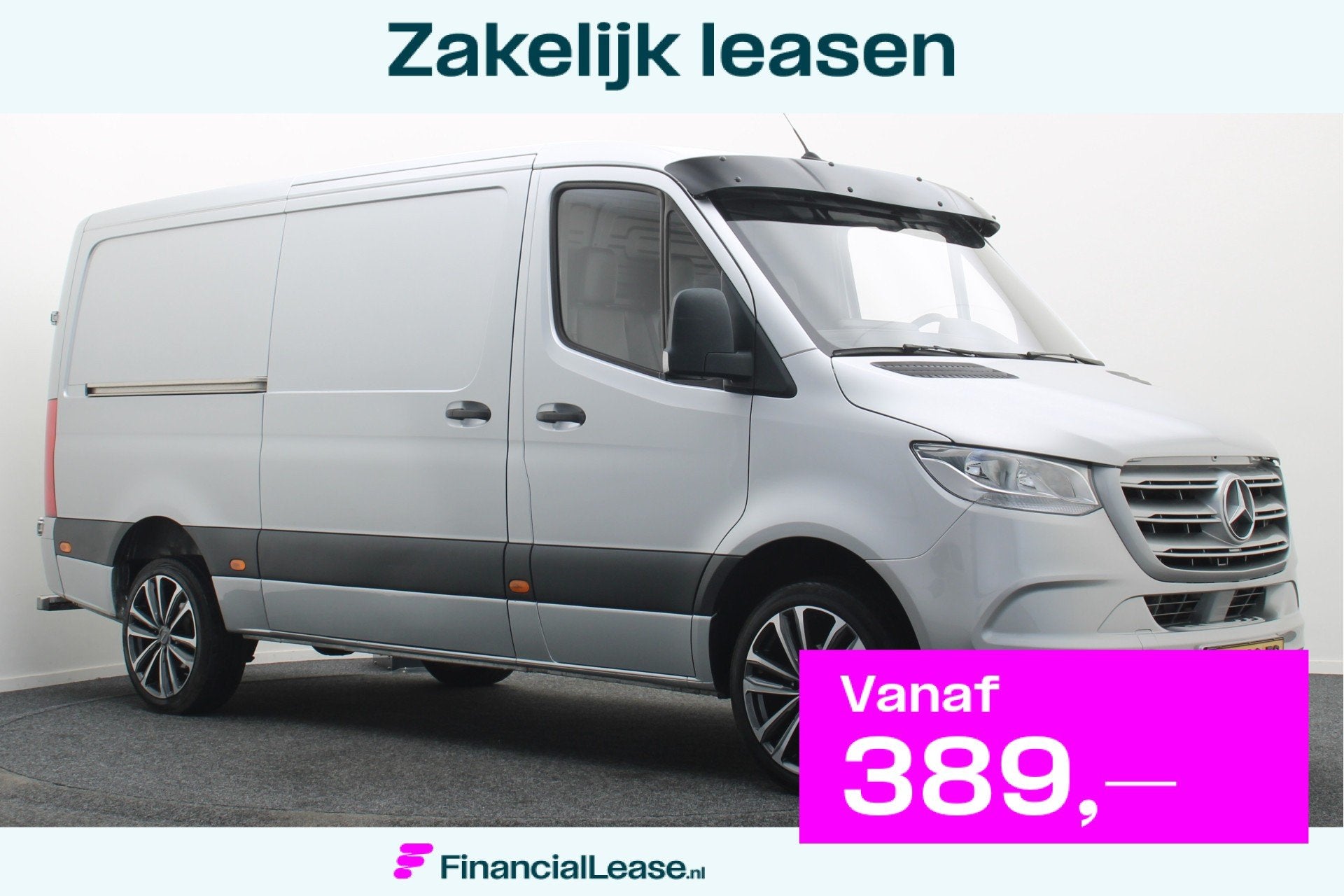 Mercedes-Benz Sprinter 314 CDI L2H1 3-Zits, Leer, Zonneklep,, Achterwielaandrijving, Gebruikt, 2162 kg, 2800 kg