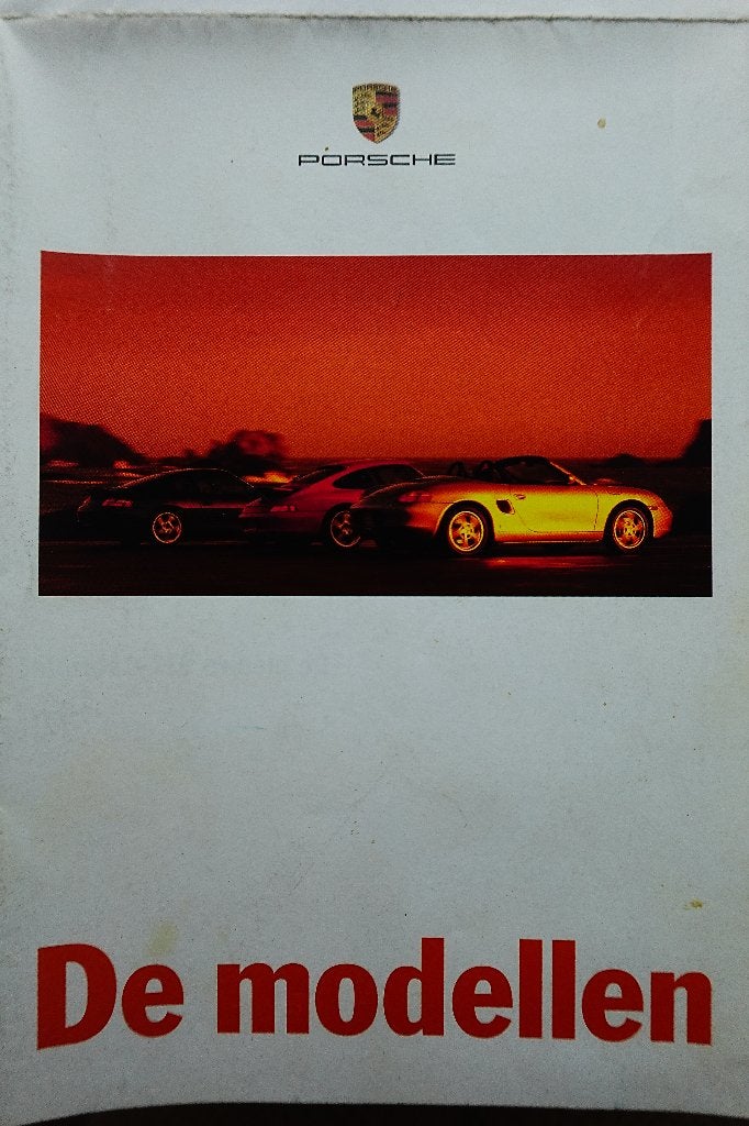 1998 Folder Porsche 911 poster brochure Carrera 4S Targa, Ophalen of Verzenden, Gelezen, Porsche