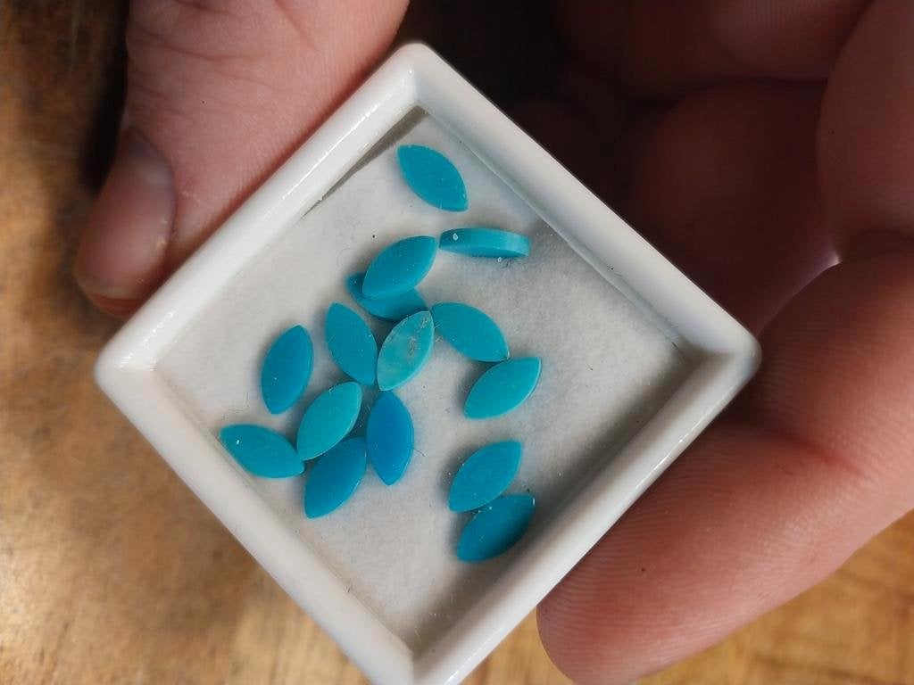 Natuurlijke turkoois cabochons, Ophalen of Verzenden