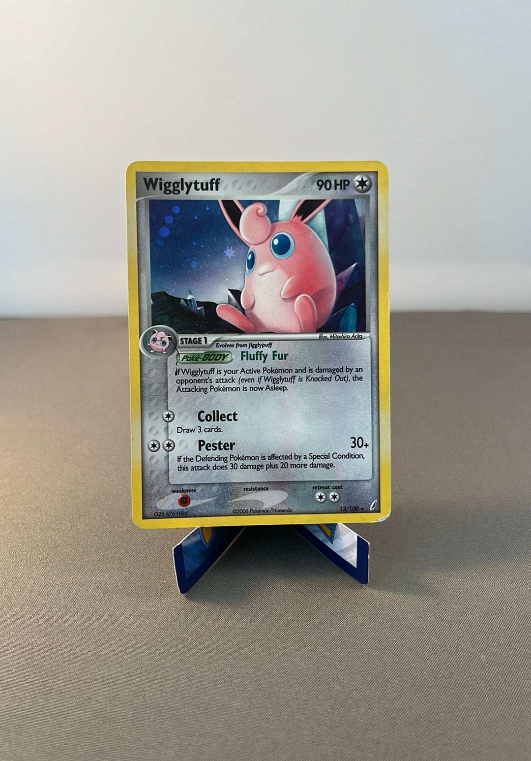 Wigglytuff (CG 13) EX Crystal Guardians (holo), Ophalen of Verzenden, Zo goed als nieuw, Losse kaart
