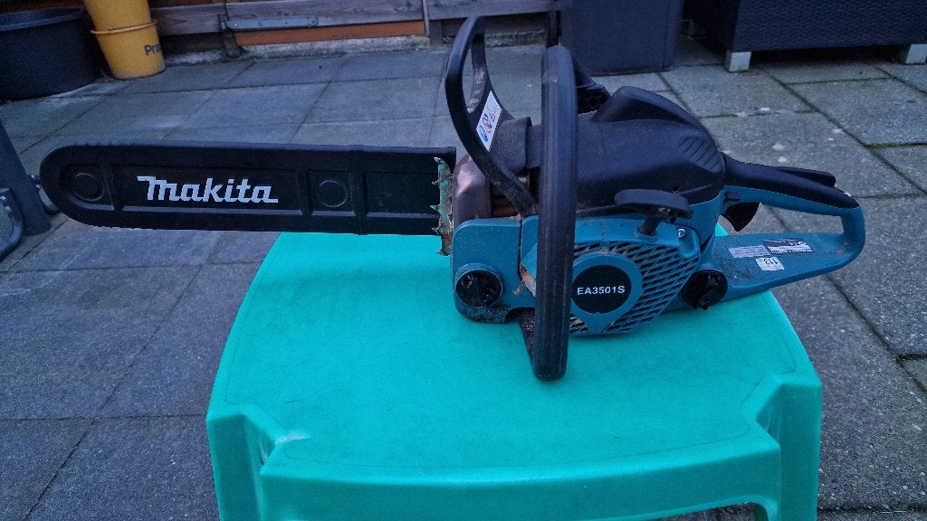 Makita EA3501S benzine-kettingzaag, Doe-het-zelf en Verbouw, Gereedschap | Zaagmachines, Ophalen, Kettingzaag, Zo goed als nieuw