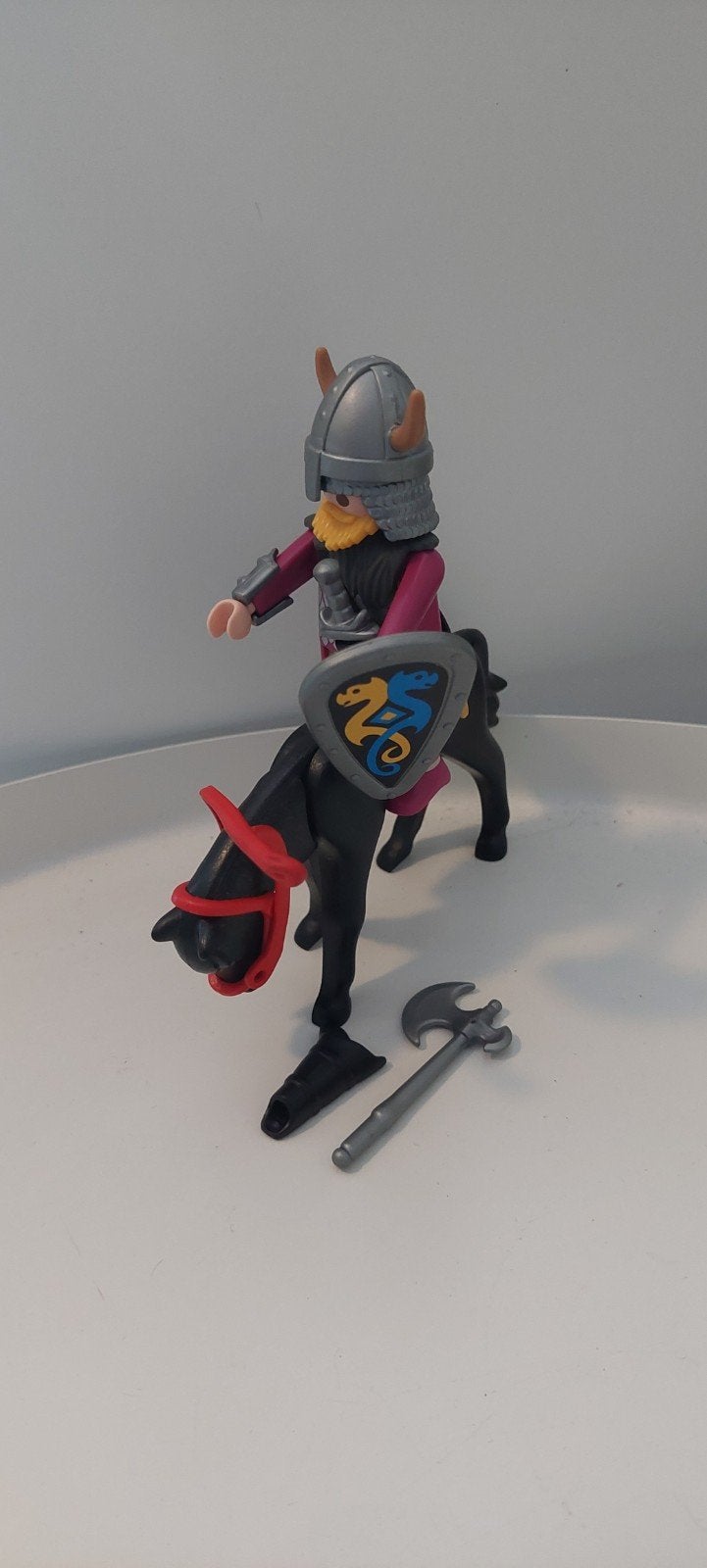 Playmobil Viking met paard en accessoires - Set 3158, Gebruikt, Complete set, Figuren, Historisch